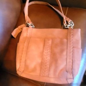 Rosetti purse, tan 15" wide 12" long great condition
